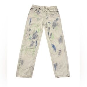 Ksubi Bullet Khemistry Paint Splatter Jeans Size 29